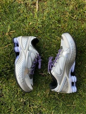Nike Shox Enigma 9000 Metallic Silver Violet